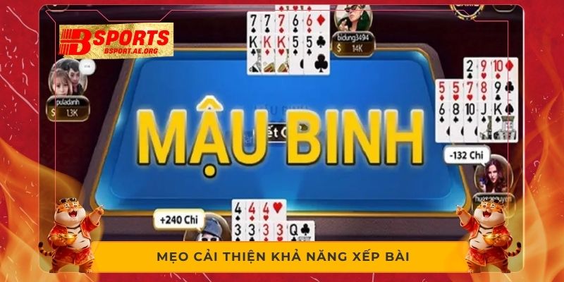 Mẹo cải thiện khả năng xếp bài 